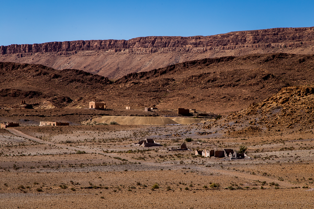 Maroko, olověný důl Planine de Mamlelt